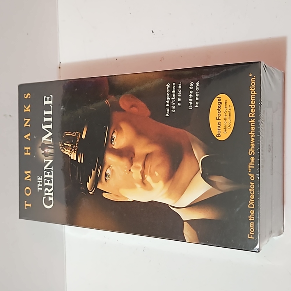 Vintage 1999 The Green Mile •Sealed• Double VHS Video Tape - Starring: Tom Hanks